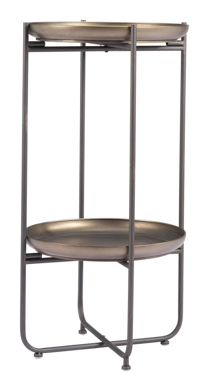 Zuo Moderrn Bronson Accent Table Bronze