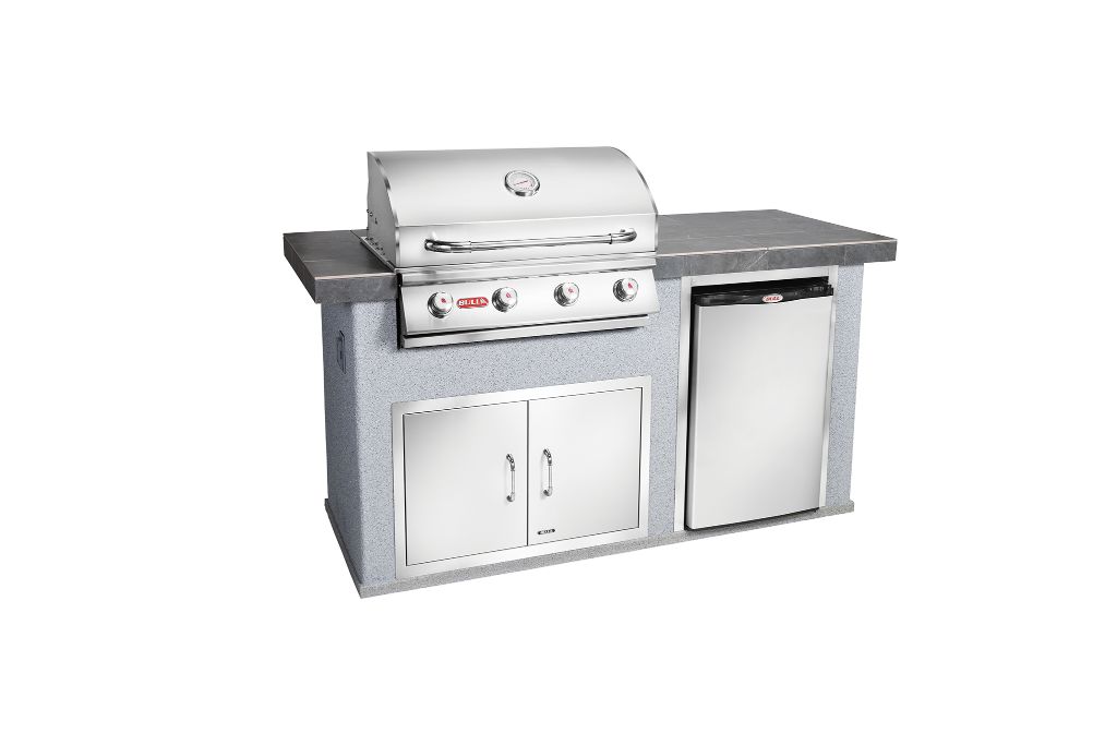 Bull BBQ Power Q Outdoor Island Kitchen & Grill