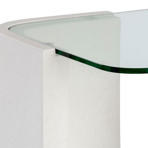 Sunpan Odis End Table Grey / White