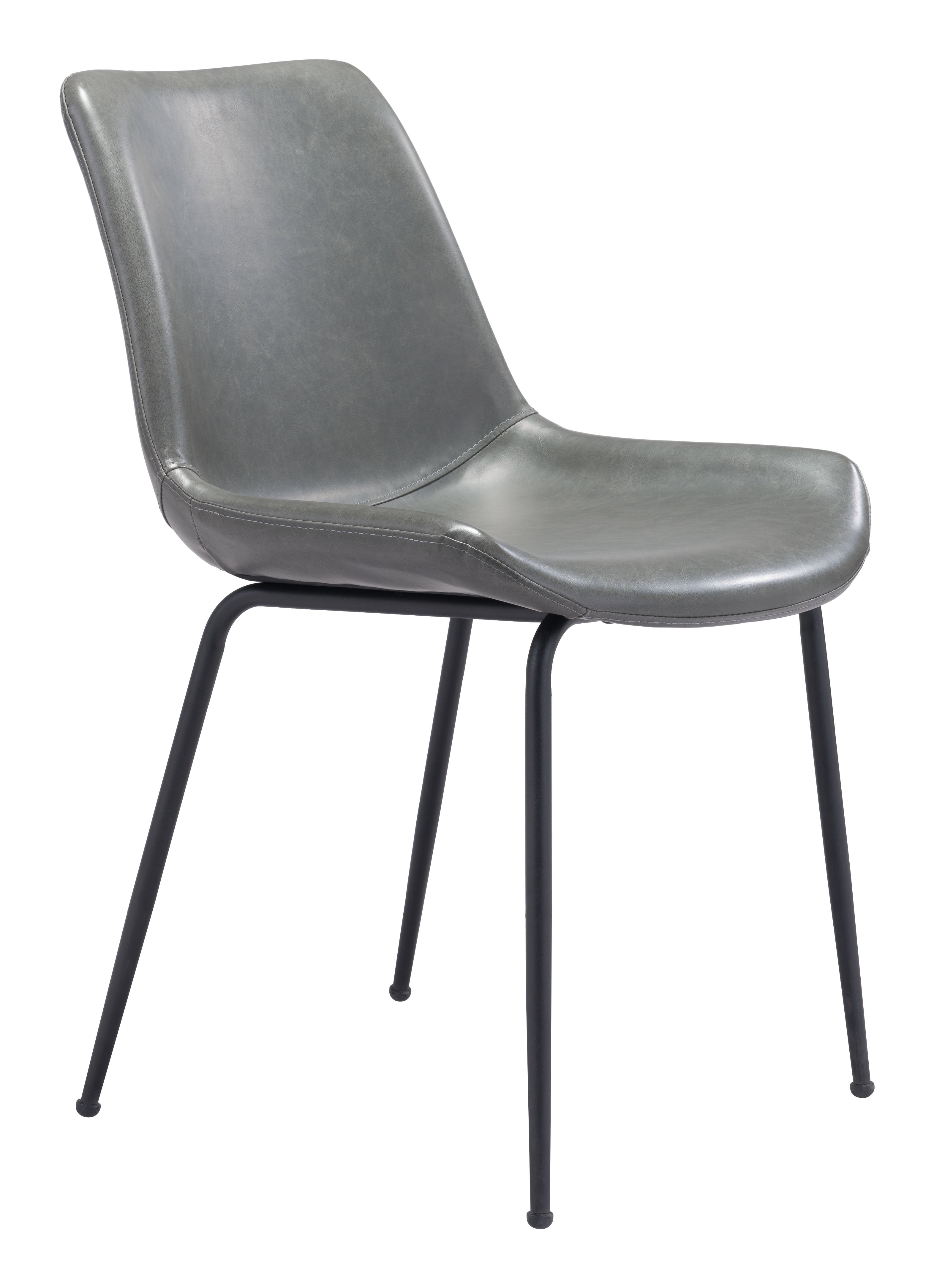 Zuo Modern Byron Dining Chair in Brown/Gray