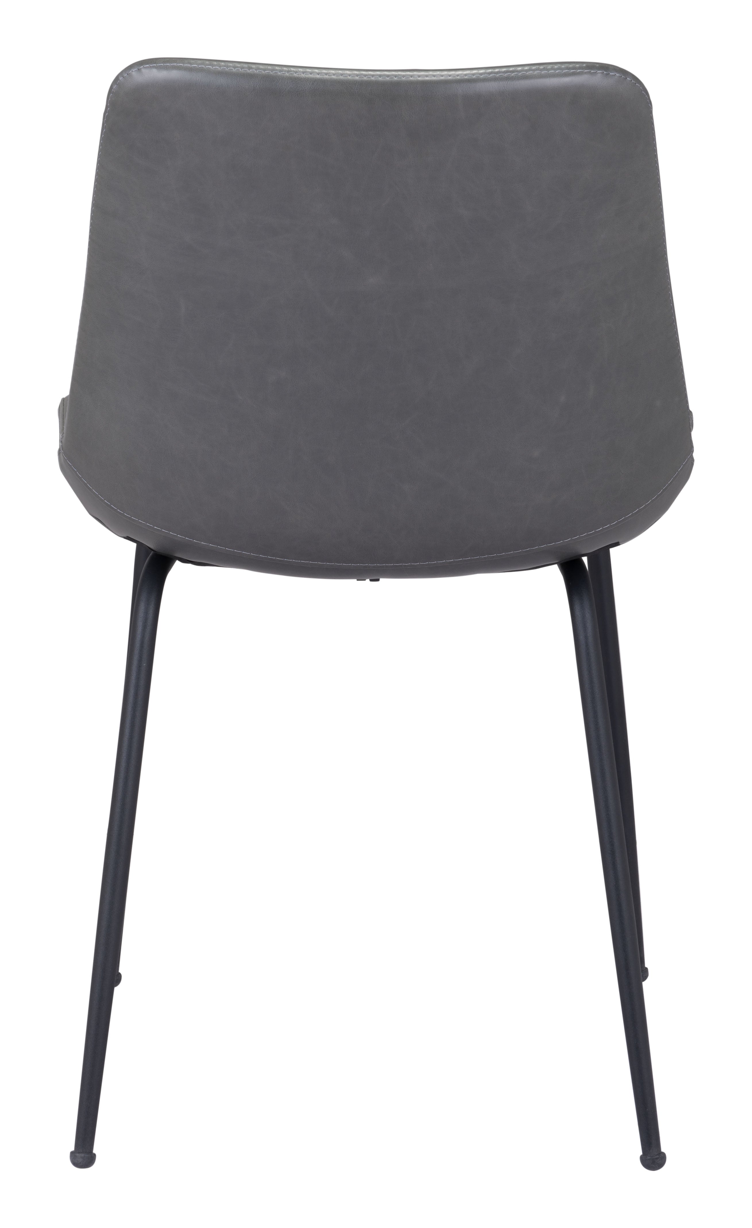 Zuo Modern Byron Dining Chair in Brown/Gray
