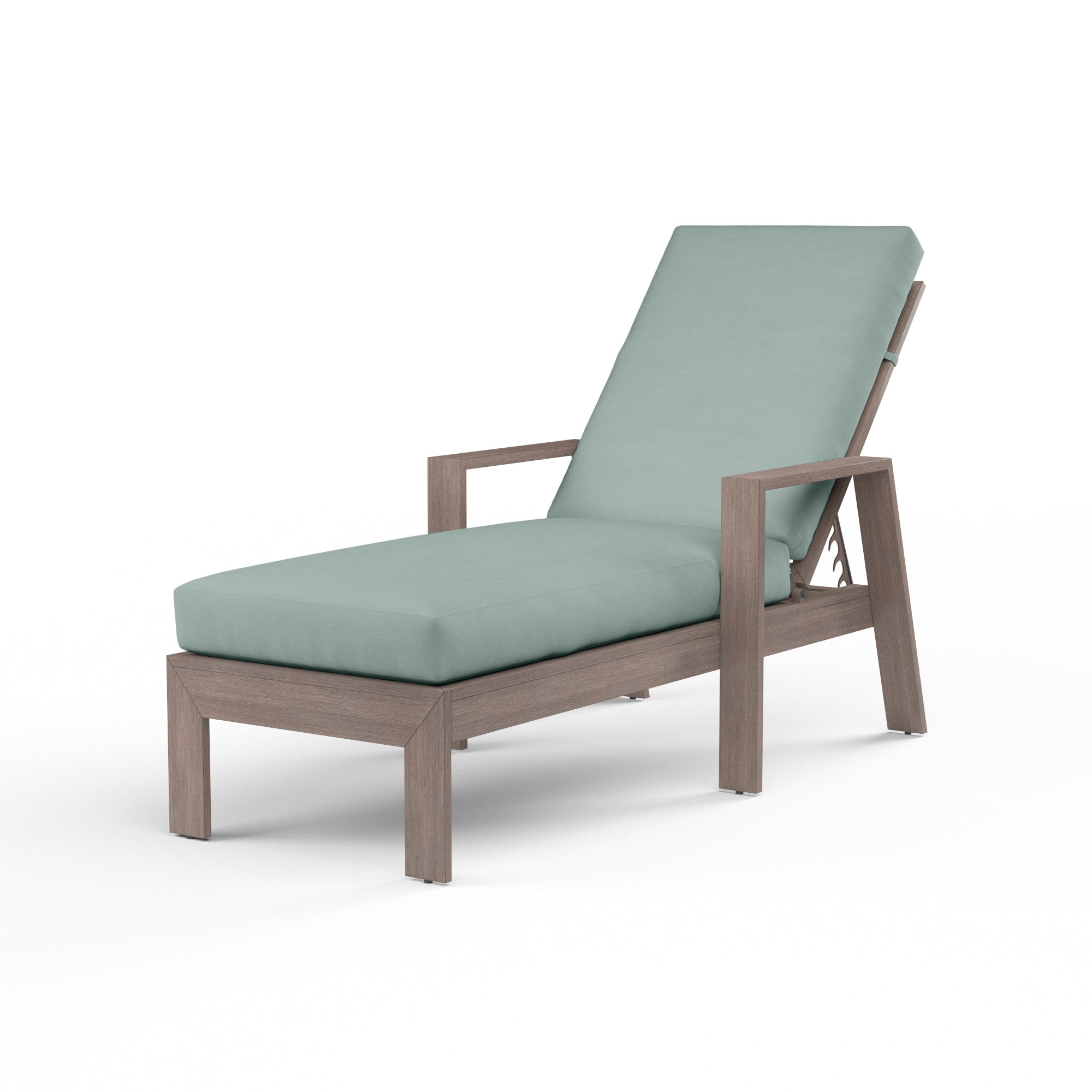 Sunset West Laguna Aluminum Chaise Lounge with Cushion