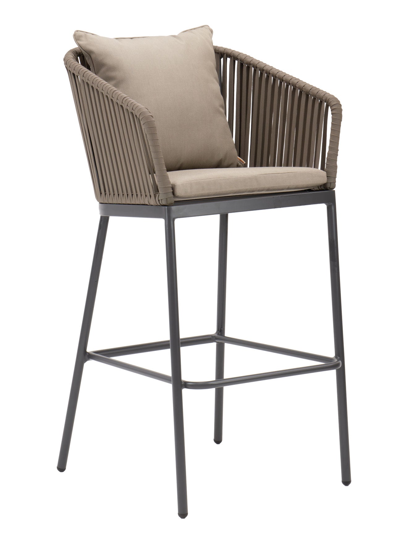Florida Seating Powder Coated Aluminum Barstool - CAPTIVA BARSTOOL