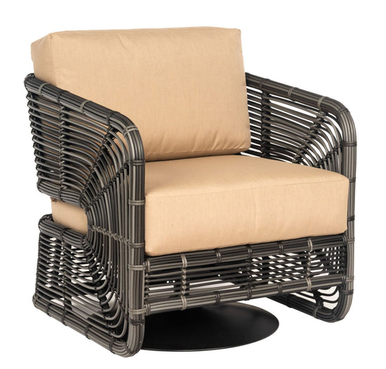 Woodard Carver Swivel Lounge Chair