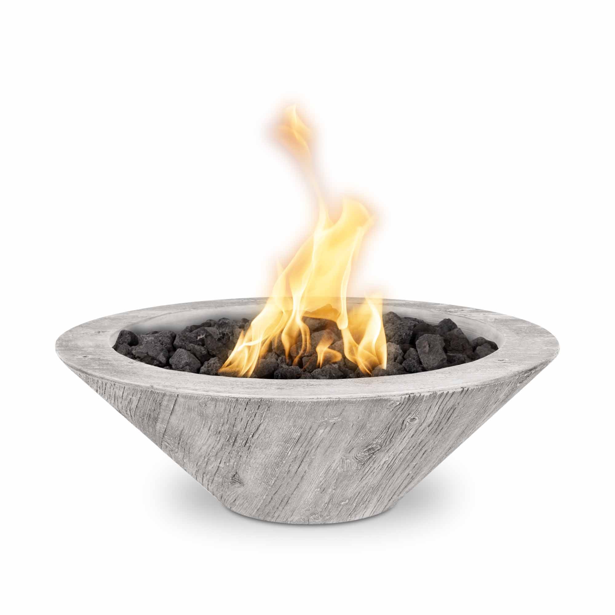 The Outdoor Plus Cazo Wood Grain Fire Bowl