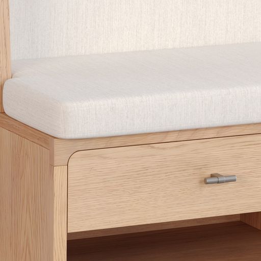 Sunpan Herrington Hall Tree with Bench - Mina Ivory
