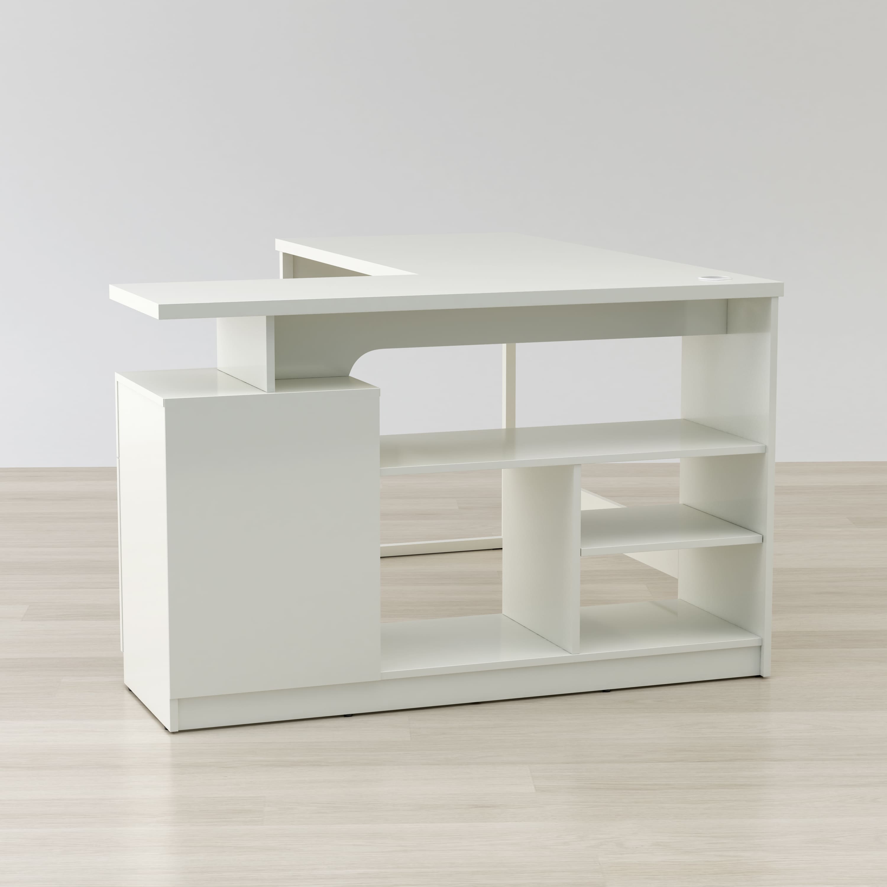 Anderson Teak Lexi 55" L-Shaped Corner Desk