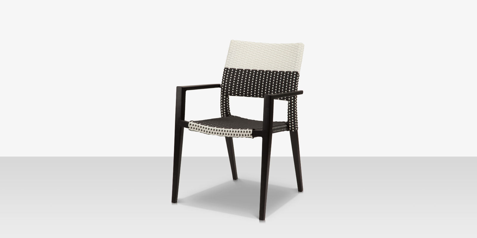 DecoScapes Chloe 23" Wicker Arm Dining Side Chair