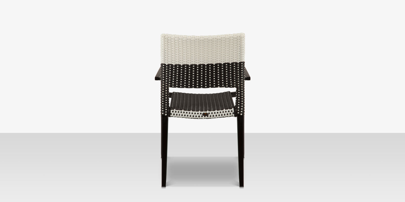 DecoScapes Chloe 23" Wicker Arm Dining Side Chair
