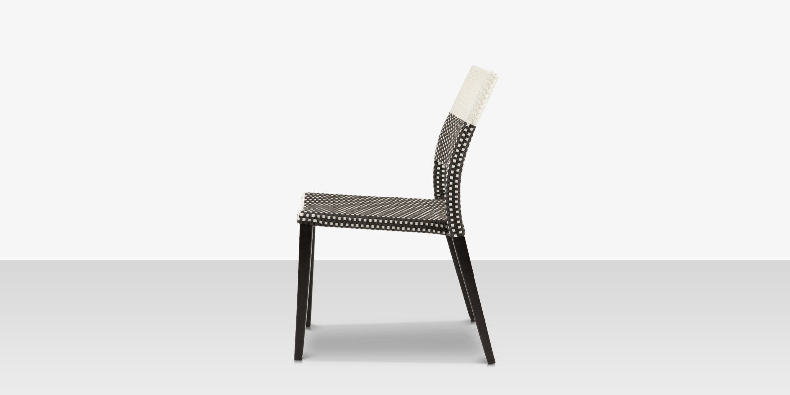DecoScapes Chloe 20" Wicker Armless Dining Side Chair