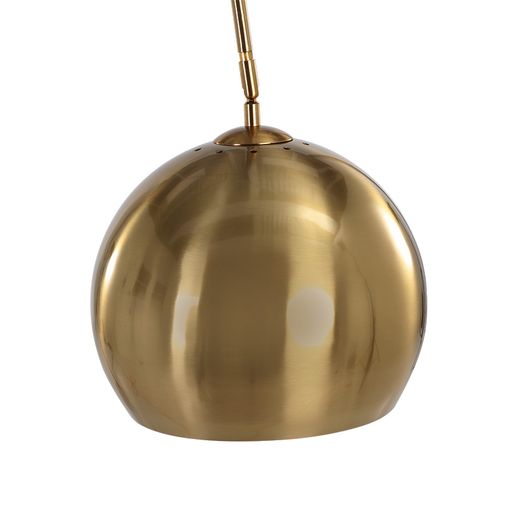 Sunpan Vern Floor Lamp in Black/Brass