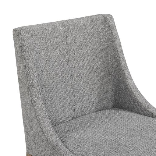 Sunpan Dionne Dining Chair in Monument Oatmeal / Monument Pebble