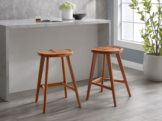 Greenington Max Stool in Counter Height, Amber - Set of Two