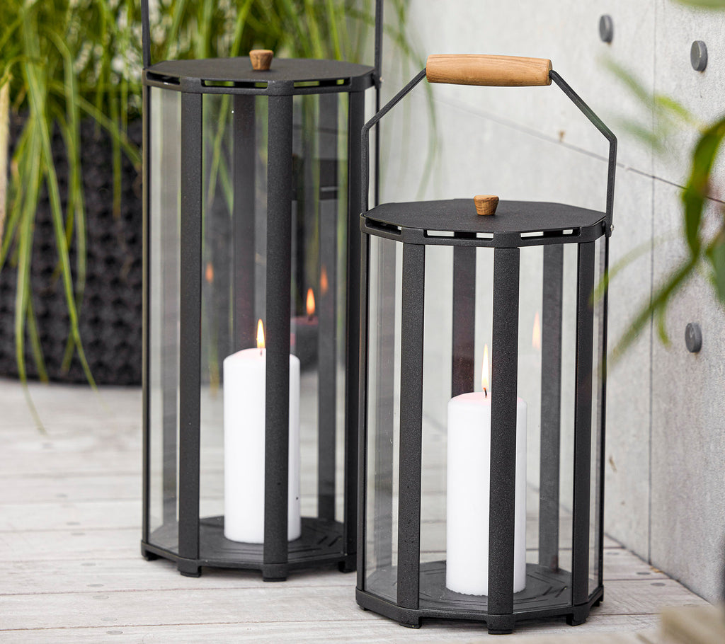 Cane-Line Lightlux Lantern with Teak Handle Large