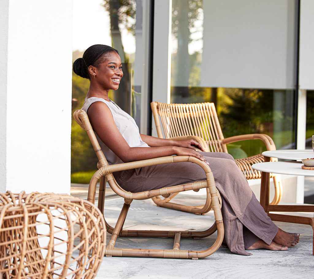 Cane-Line Curve lounge chair OUTDOOR