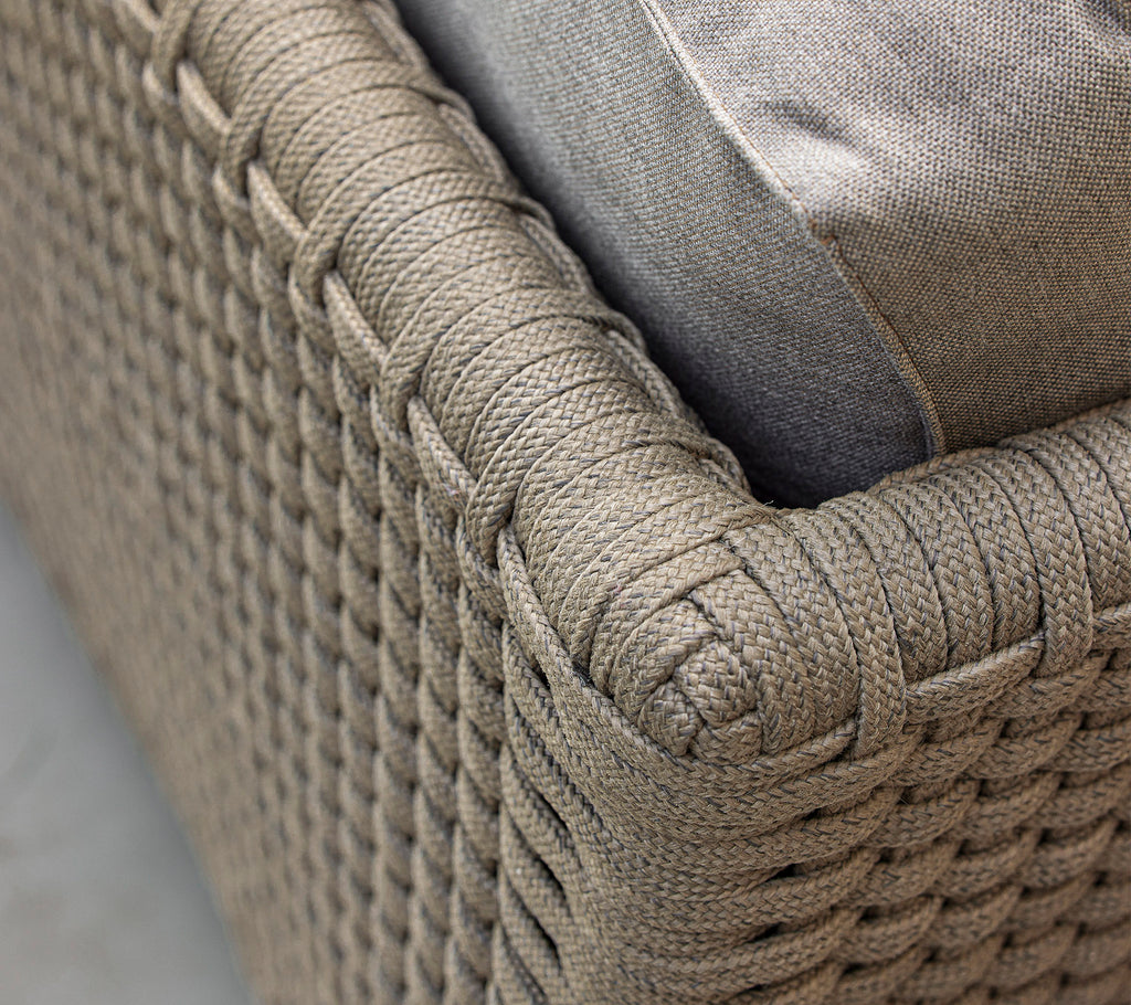 Cane-Line Diamond 3-Seater Sofa Soft Rope Incl. Cushion Set