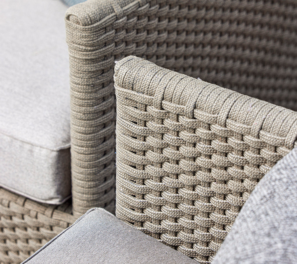 Cane-Line Diamond 3-Seater Sofa Soft Rope Incl. Cushion Set