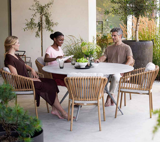 Cane-Line Ocean Chair in Natural - Stackable