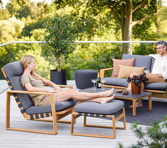 Cane-Line Endless Soft Footstool
