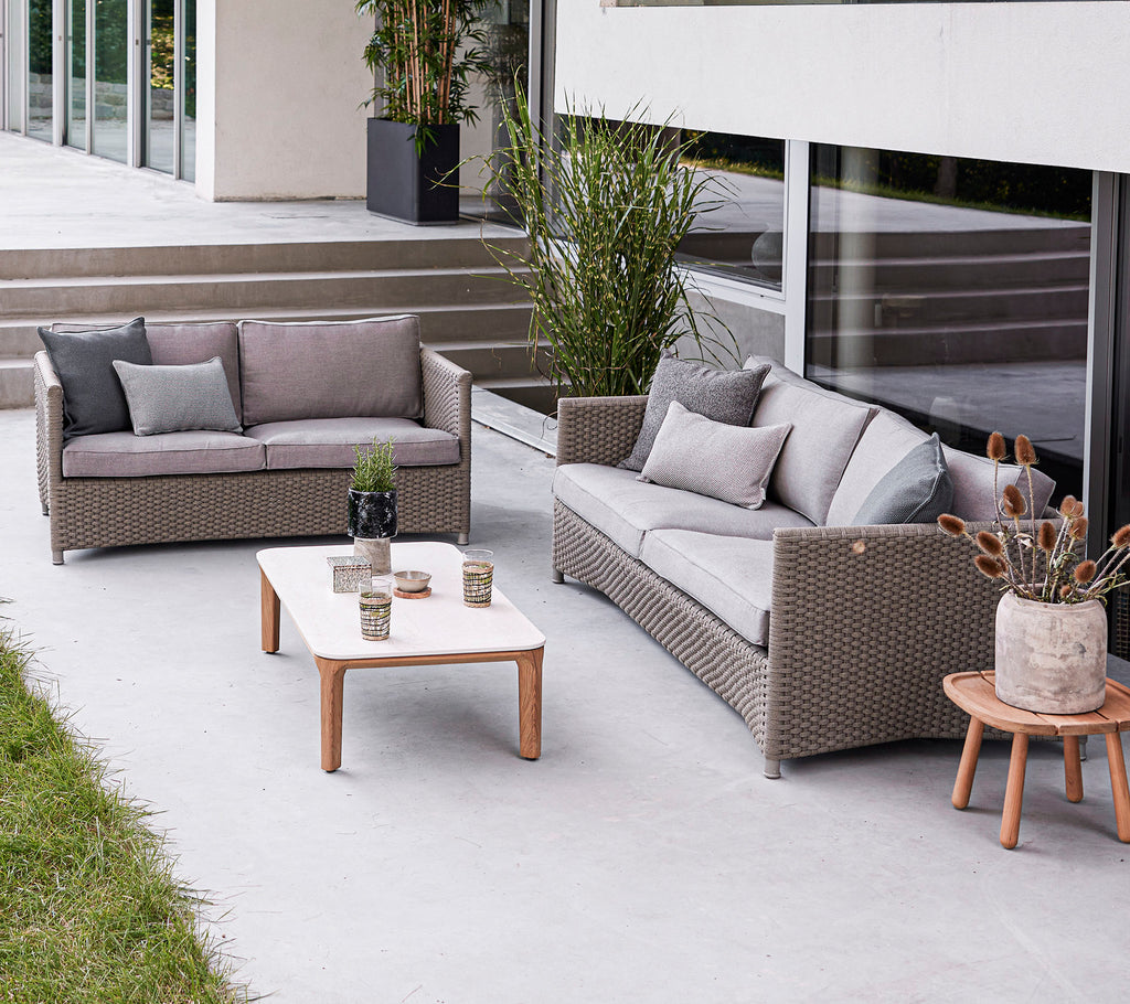 Cane-Line Diamond 3-Seater Sofa Soft Rope Incl. Cushion Set