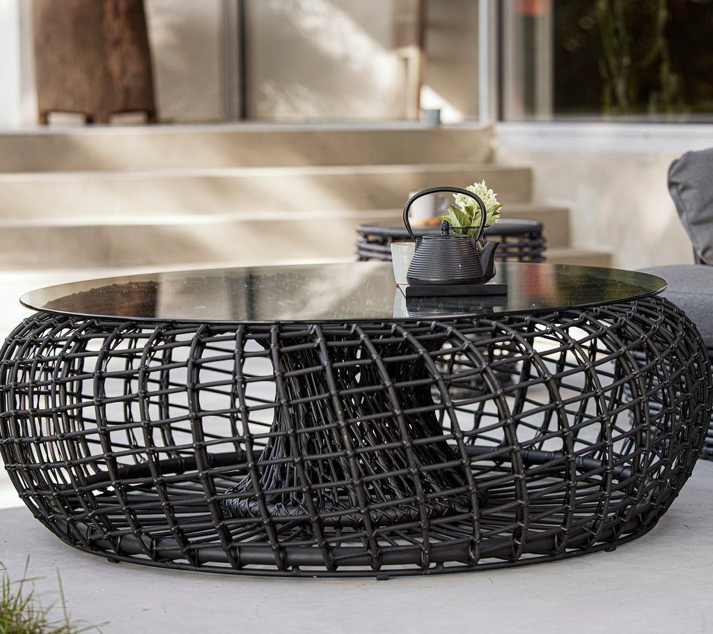Cane-Line Nest Footstool/Coffee Table - Large