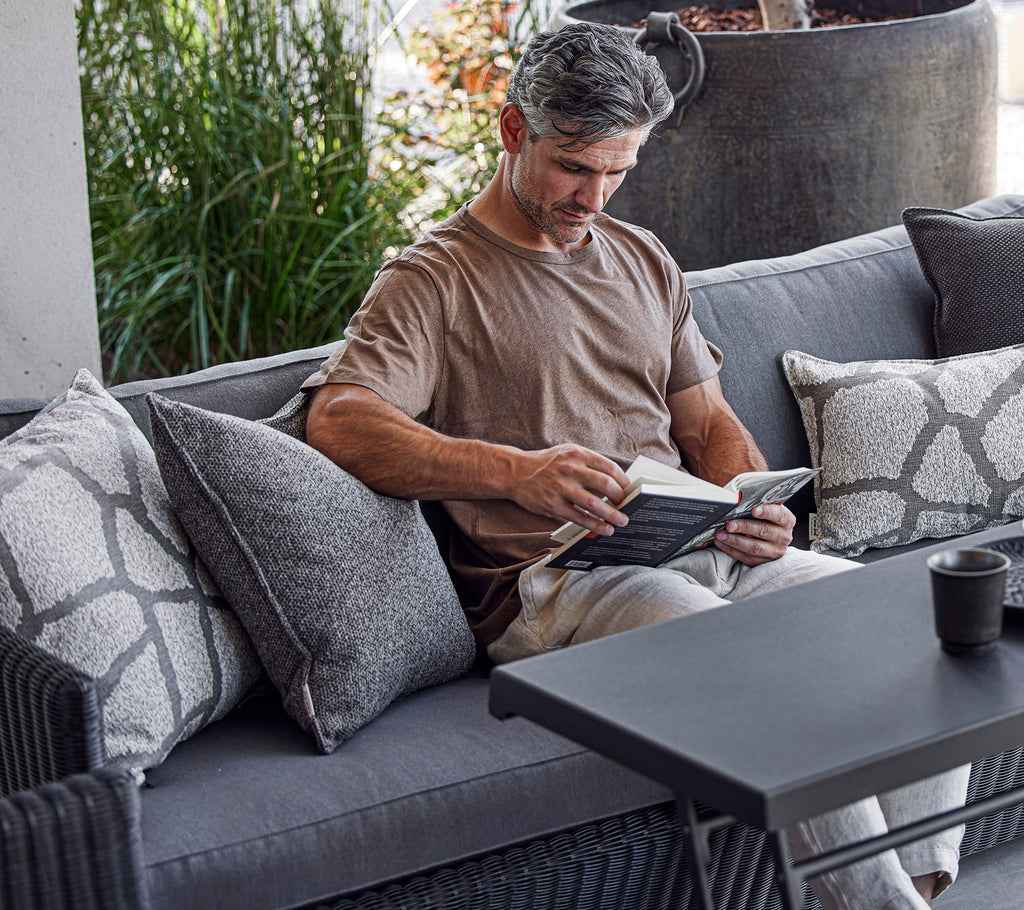 Cane-Line Chill-Out Coffee Table -Single with Dual Heights