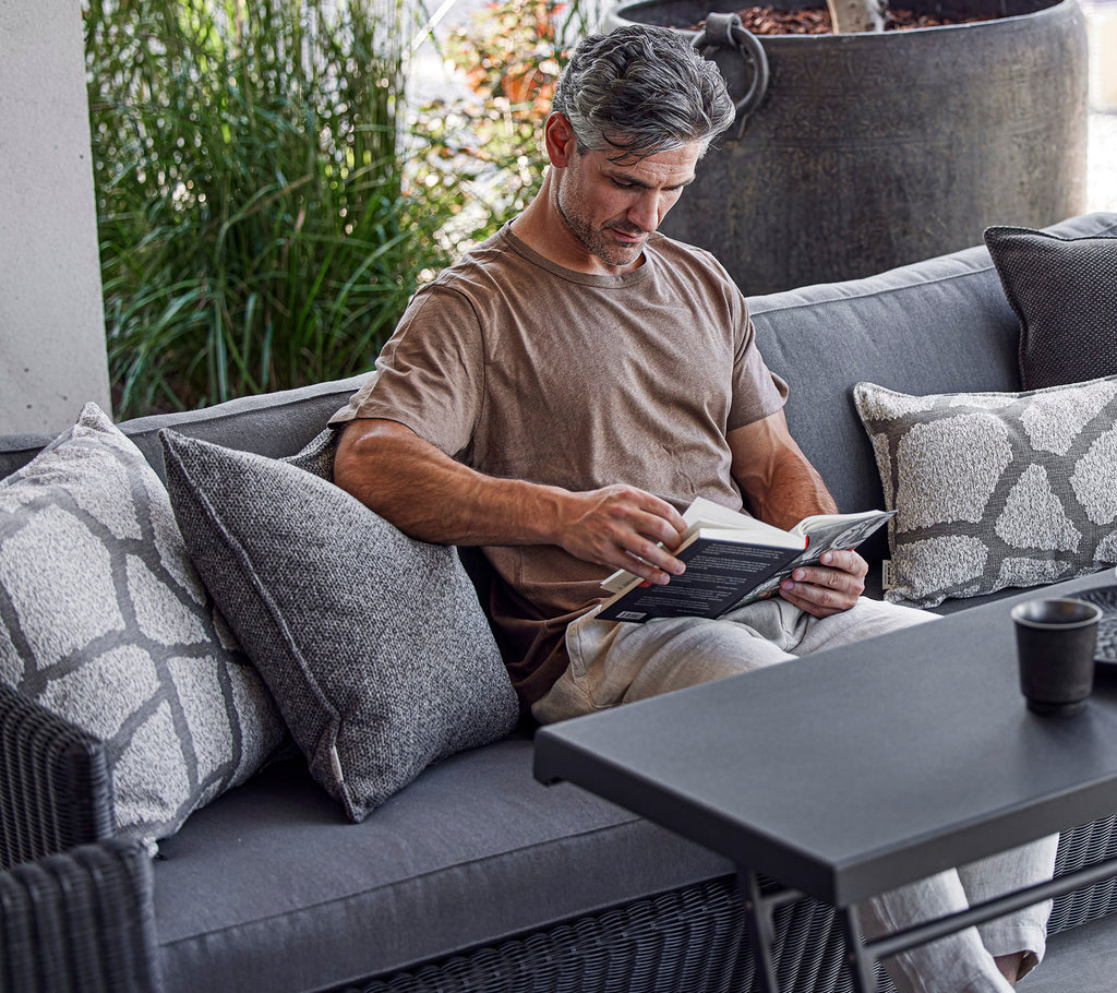 Cane-Line Chill-Out Coffee Table -Single with Dual Heights