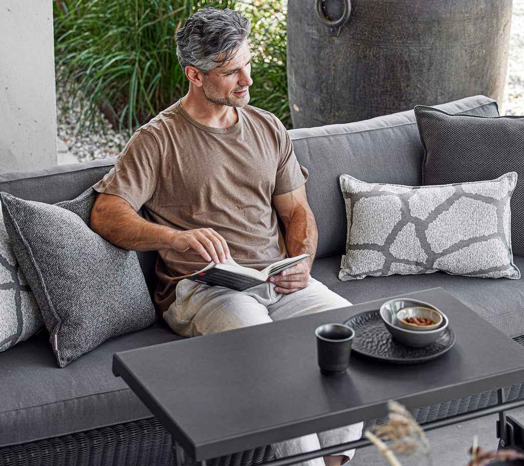 Cane-Line Chill-Out Coffee Table -Single with Dual Heights