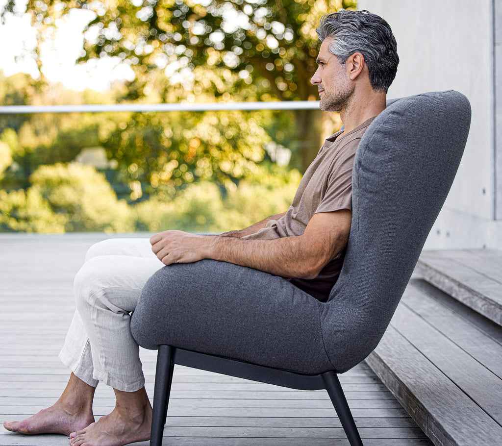 Cane-Line Serene Lounge Chair Incl. Cane-Line AirTouch Cushions