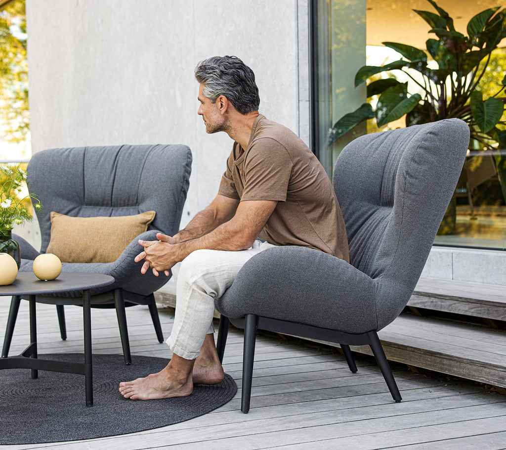 Cane-Line Serene Lounge Chair Incl. Cane-Line AirTouch Cushions