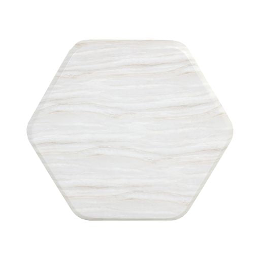 Sunpan Spezza Coffee Table - Marble Look - Cream