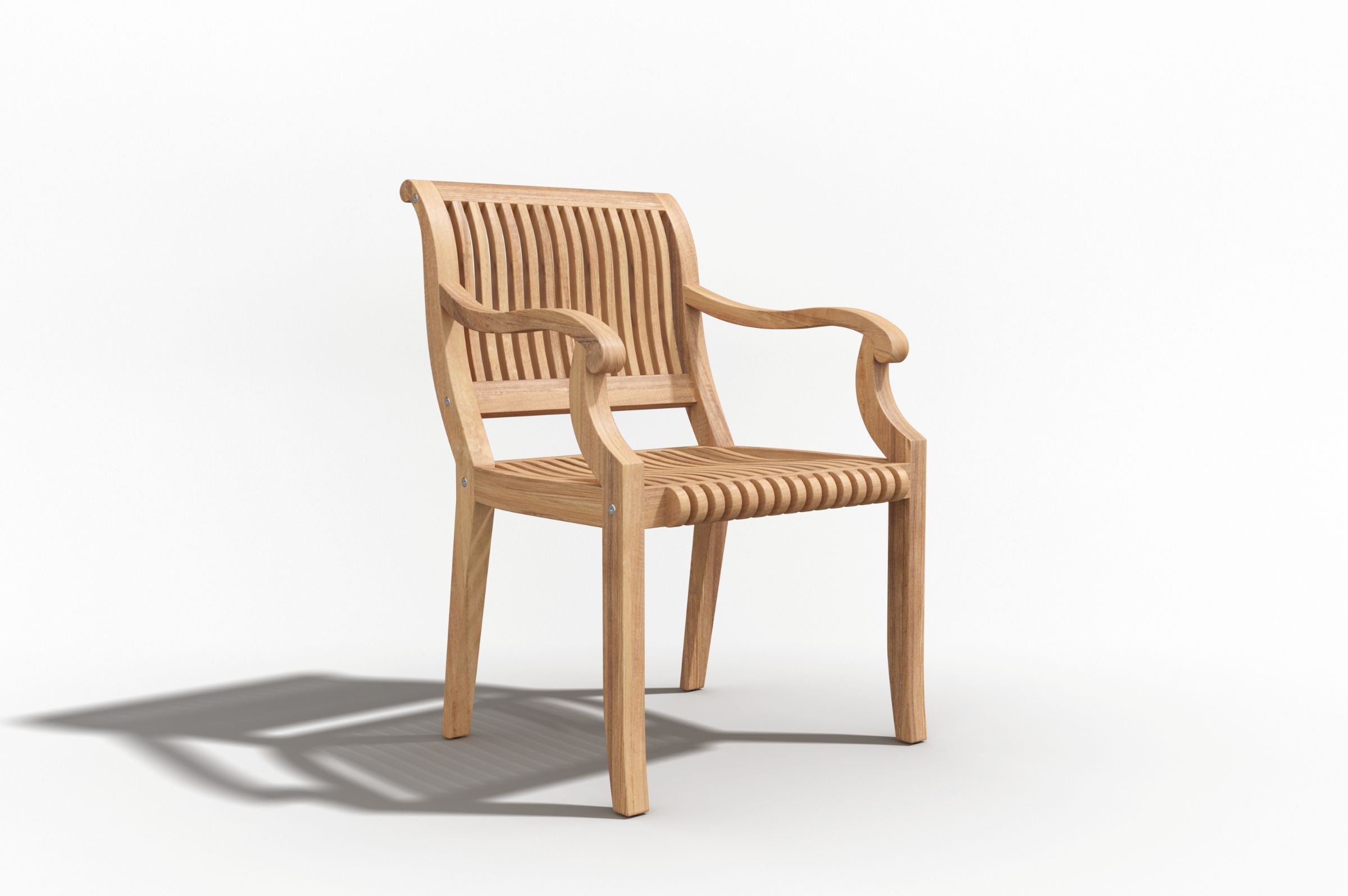 Curated MaisonFurniture Clement Teak Outdoor Armchair
