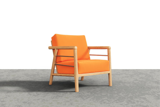 Curated MaisonFurniture Daniele Teak Deep Seating Outdoor Club Chair with Sunbrella Cushion