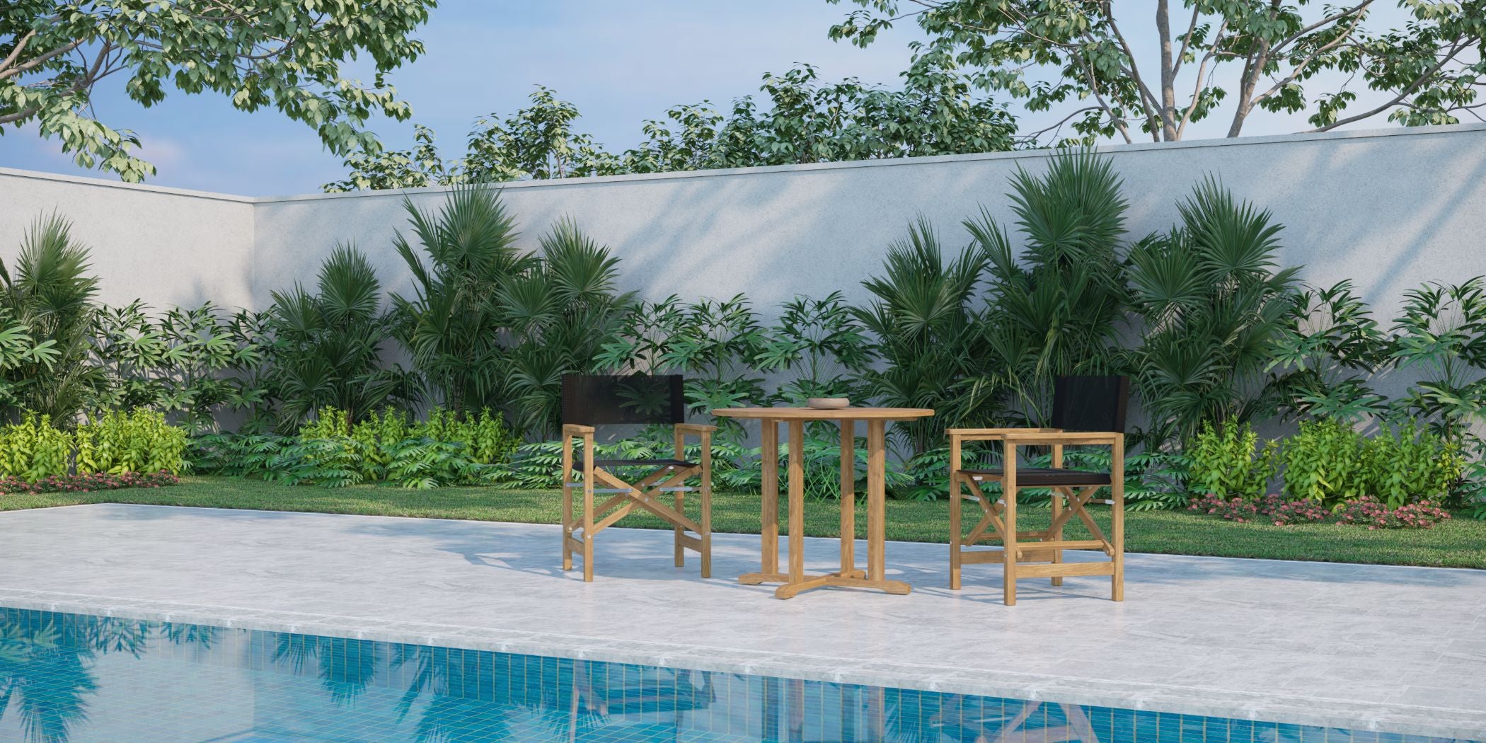 Curated MaisonFurniture Direceur Teak Folding Outdoor Dining Armchair