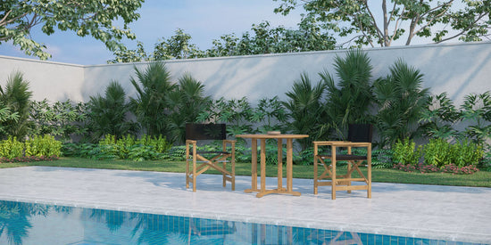 Curated MaisonFurniture Direceur Teak Folding Outdoor Dining Armchair