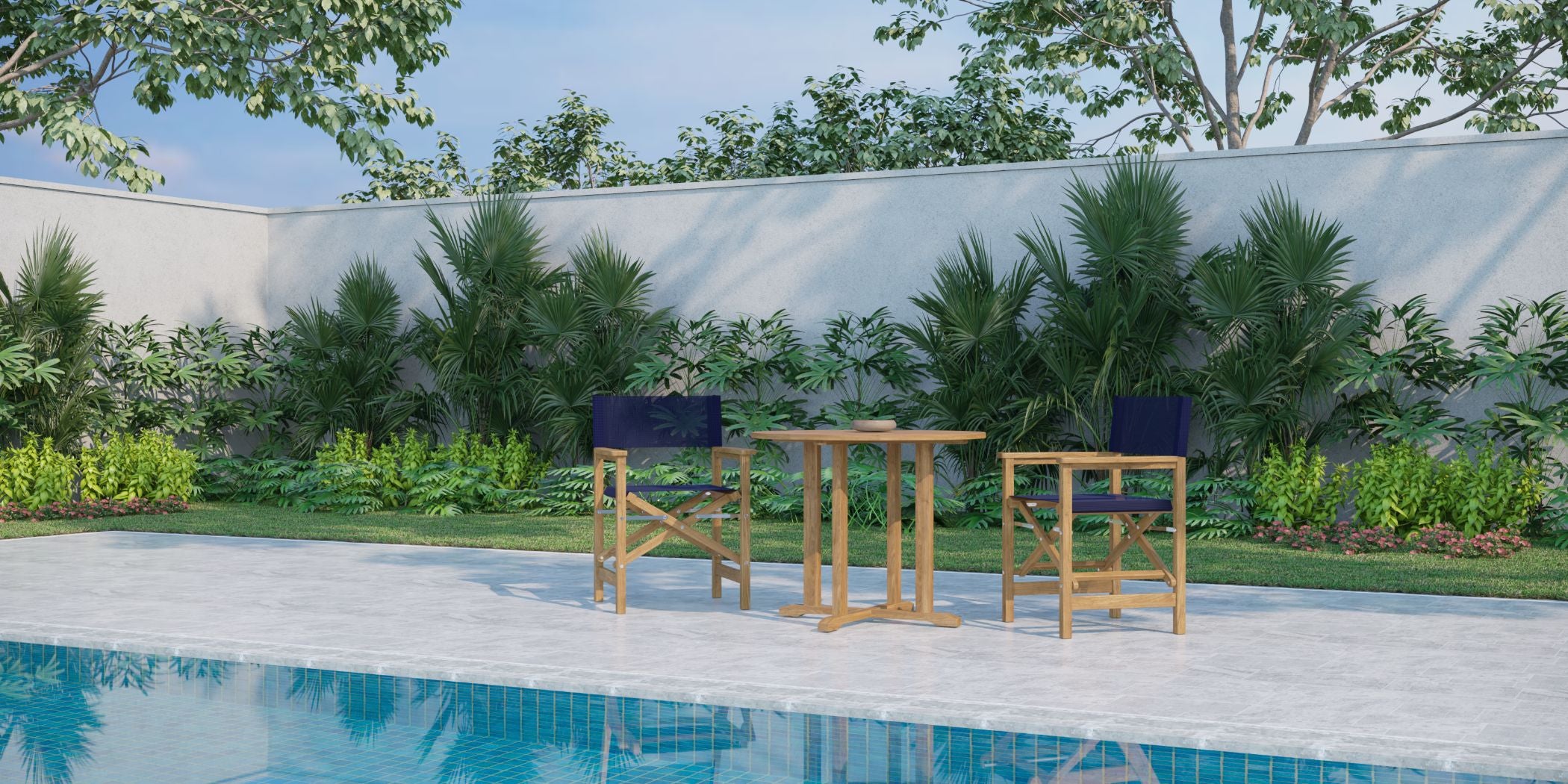 Curated MaisonFurniture Direceur Teak Folding Outdoor Dining Armchair
