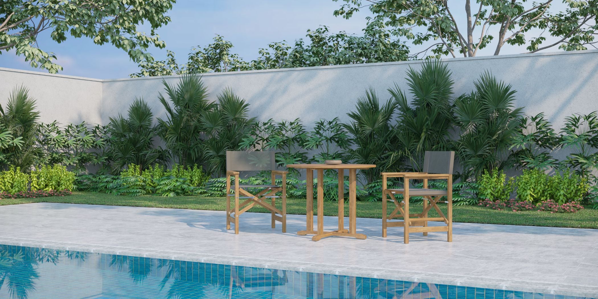 Curated MaisonFurniture Direceur Teak Folding Outdoor Dining Armchair