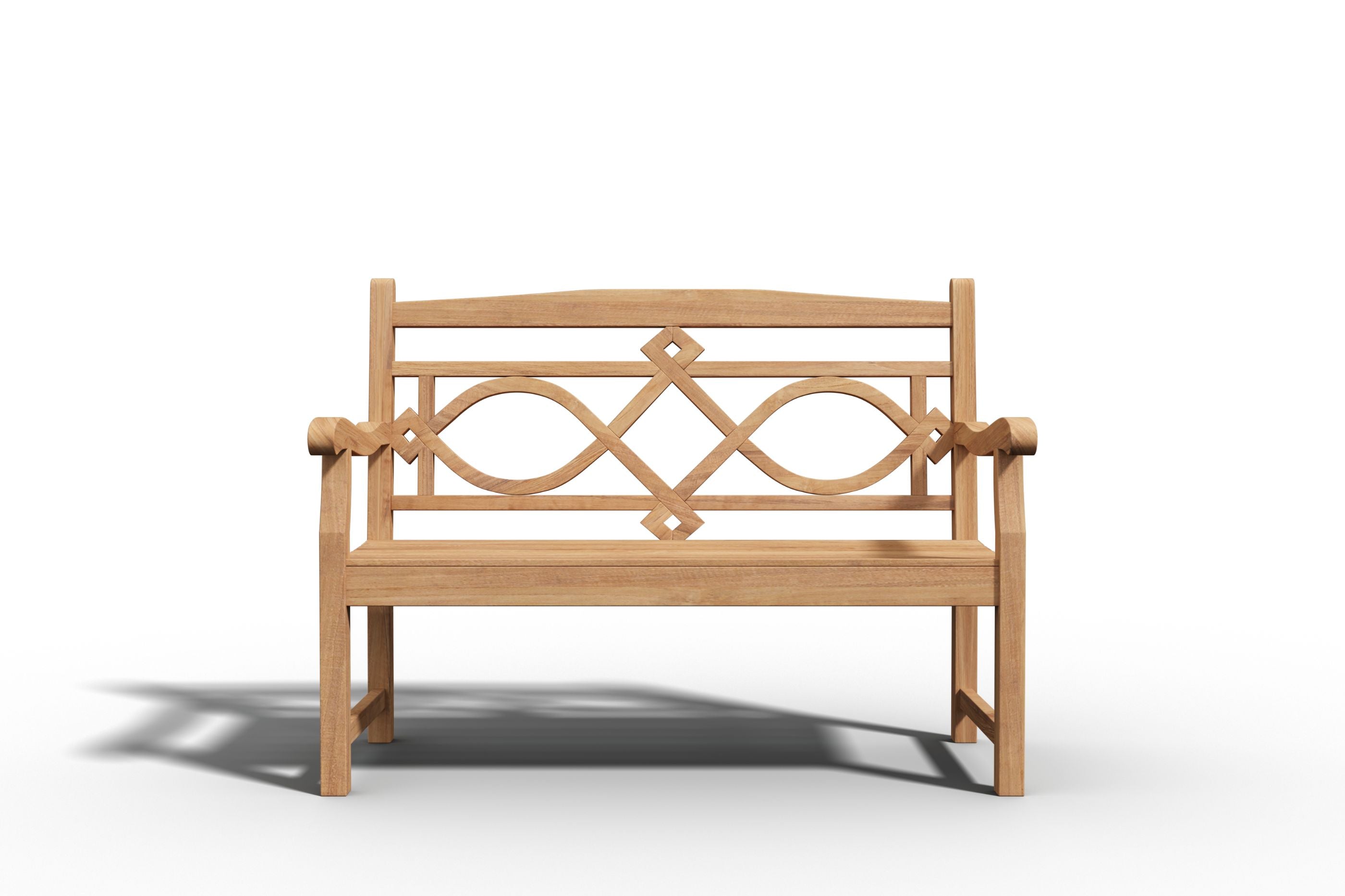 Curated MaisonFurniture Liane 2 Person Teak Outdoor Bench