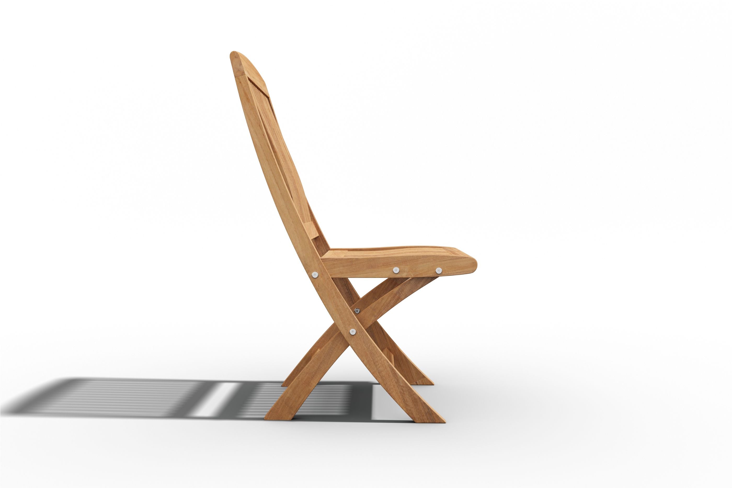 Curated MaisonFurniture Florence Teak Folding Side Chair
