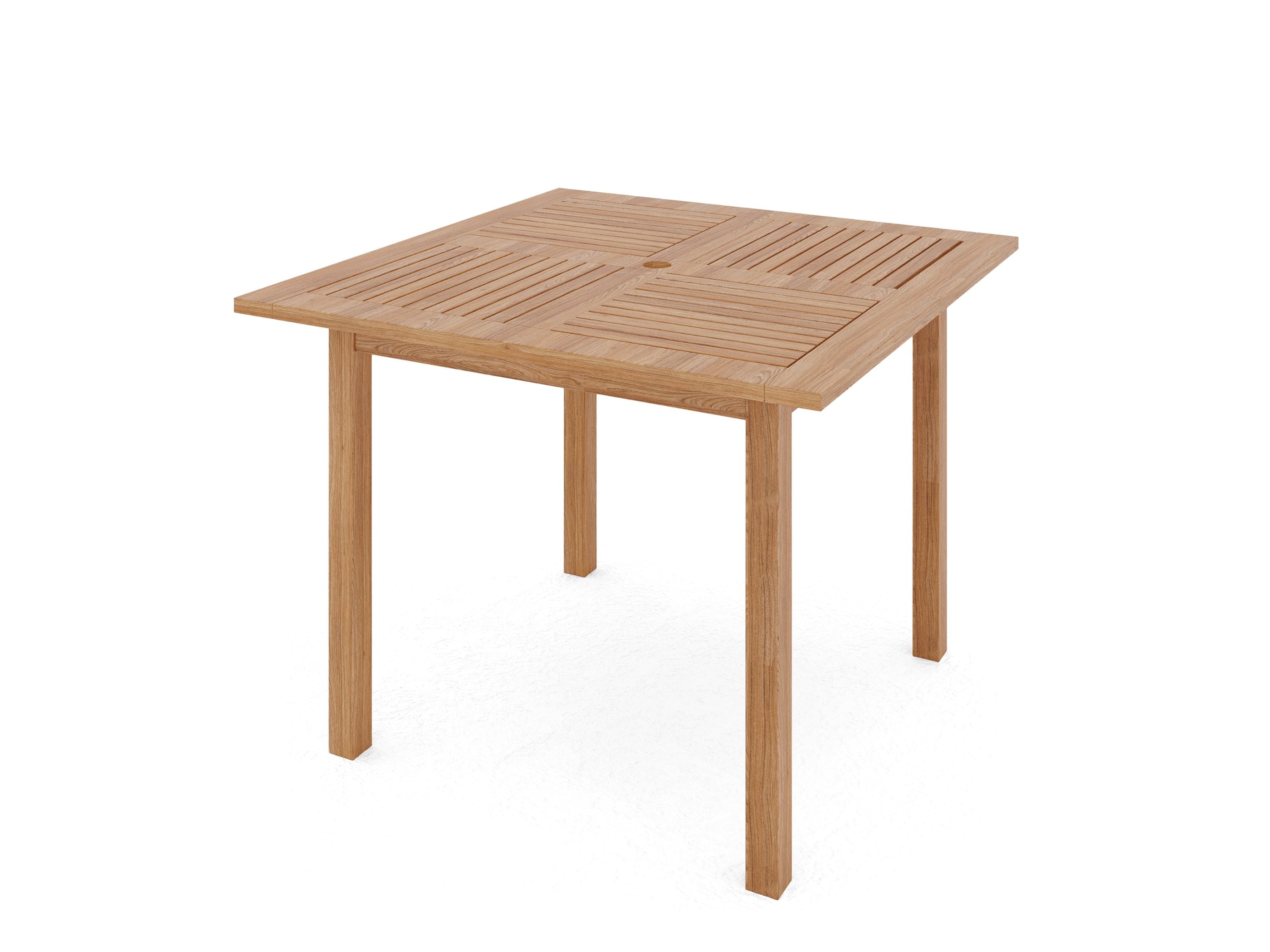 Curated MaisonFurniture Mathieu Square Teak Outdoor Dining Table