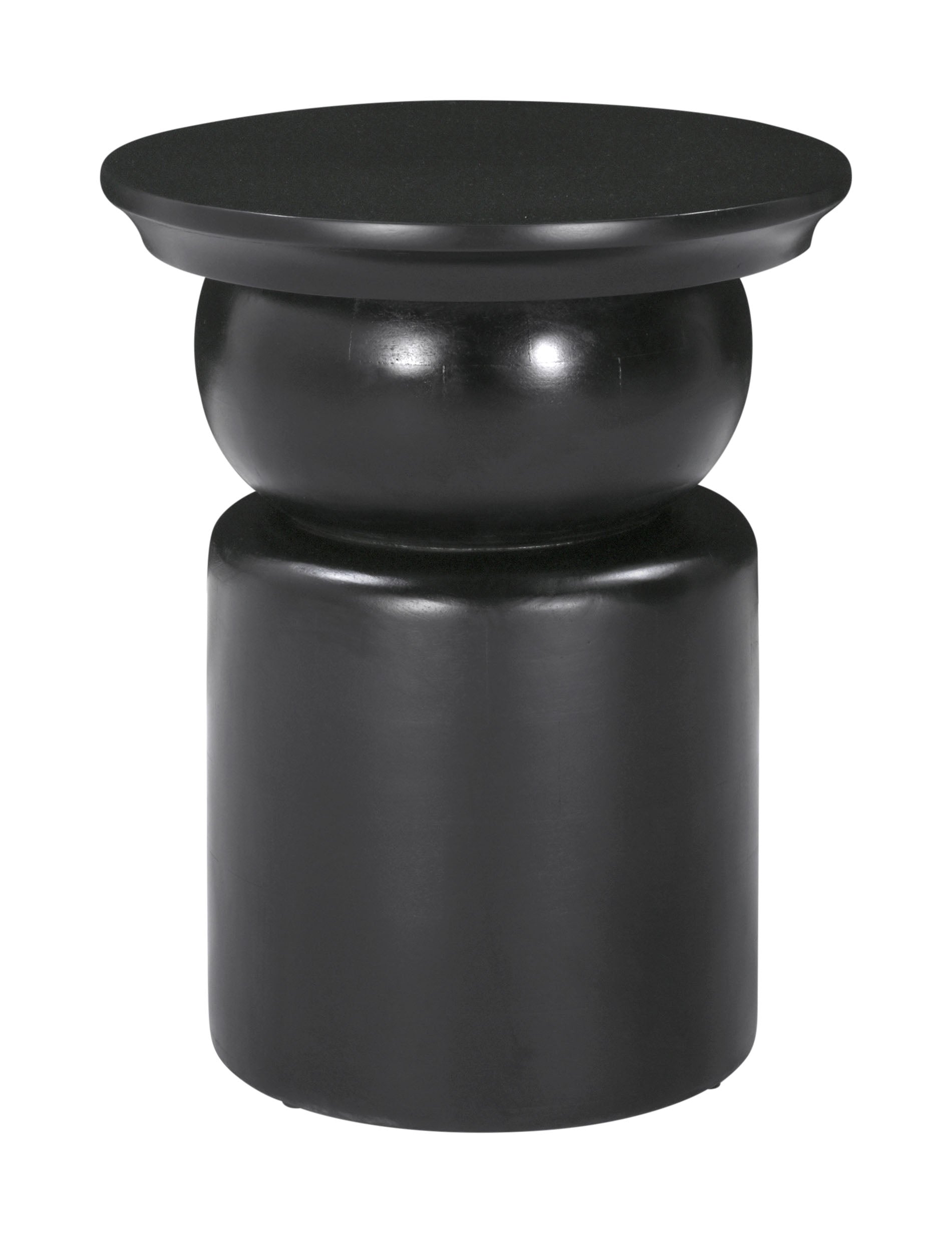Zuo Modern Colombo Side Table in Black, Side Tables, Wood,