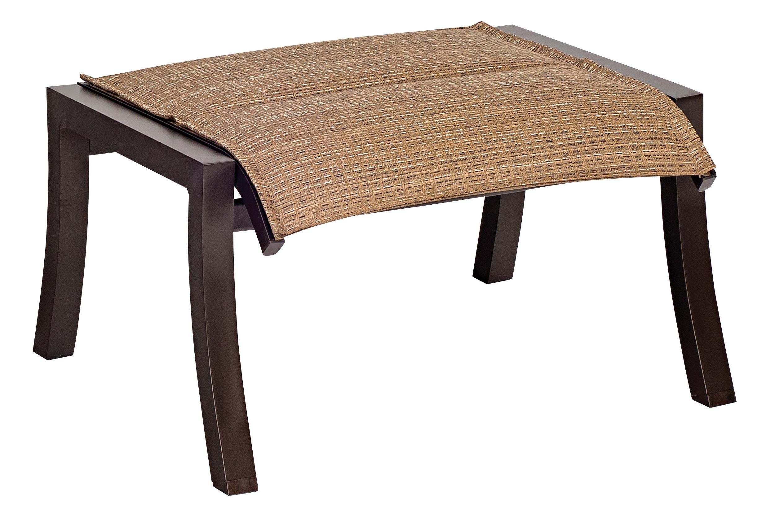 Woodard Cortland Padded Sling Ottoman