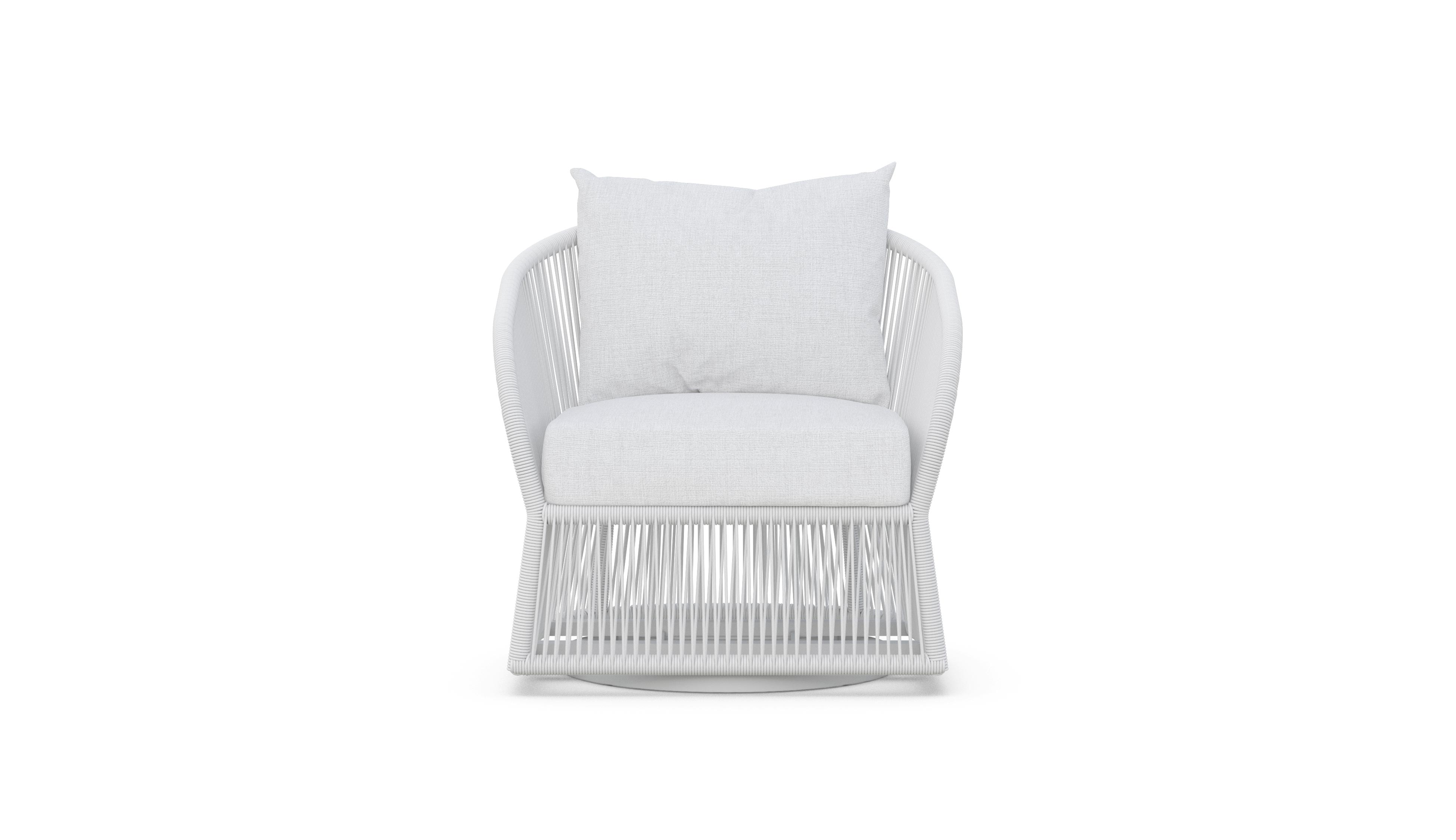 Azzurro Living Cape Town Swivel Club Chair + Polar Cushion