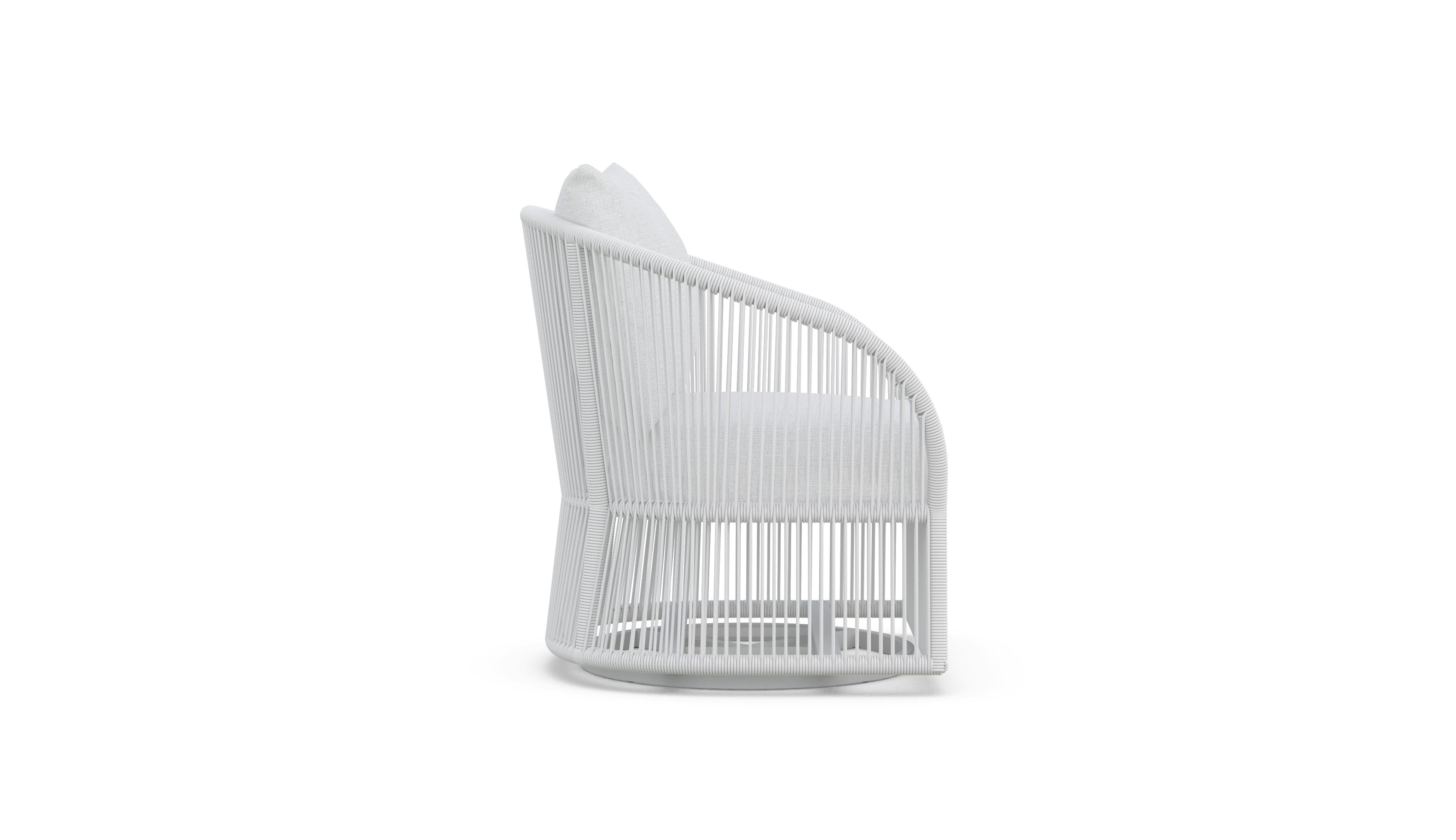 Azzurro Living Cape Town Swivel Club Chair + Polar Cushion
