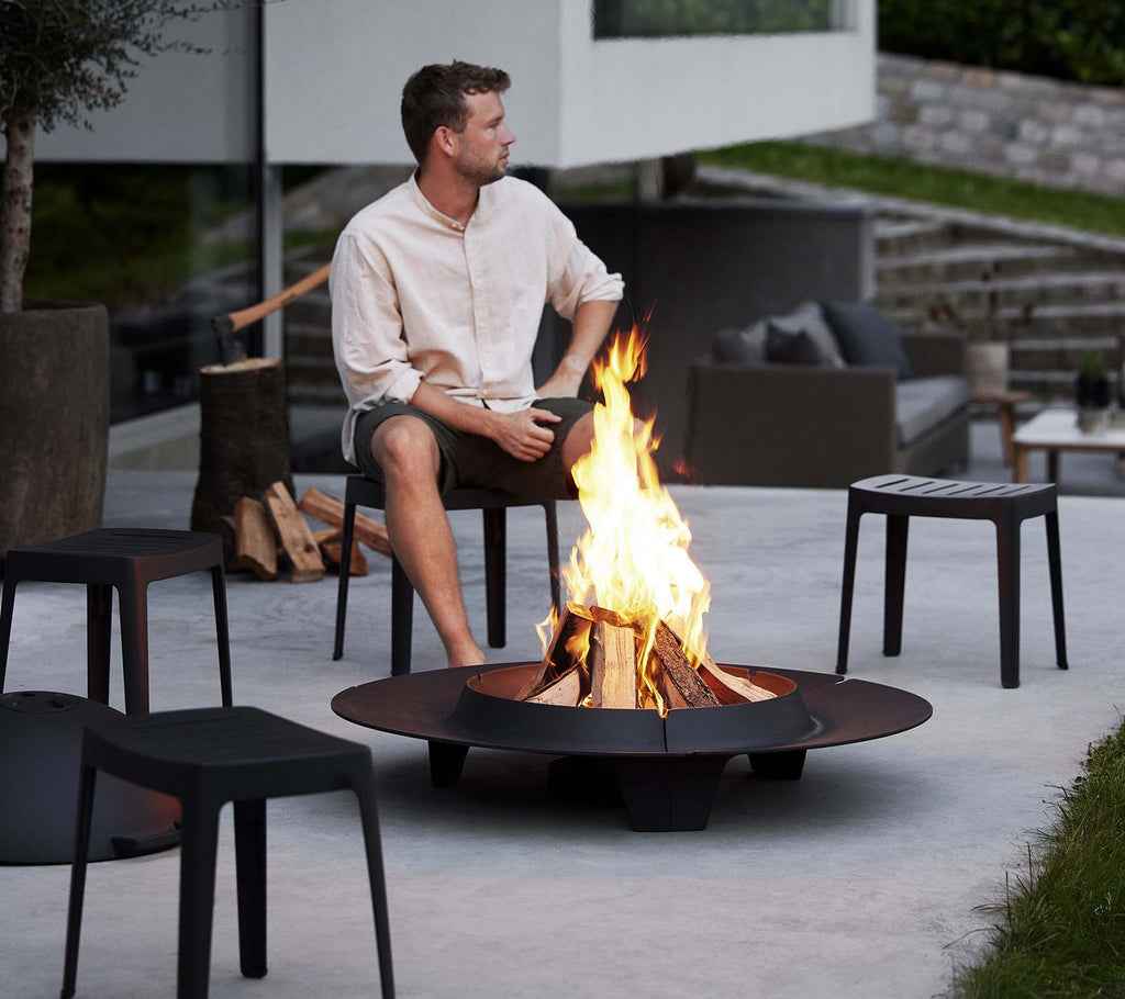 Cane-Line Cut Stool - Stackable