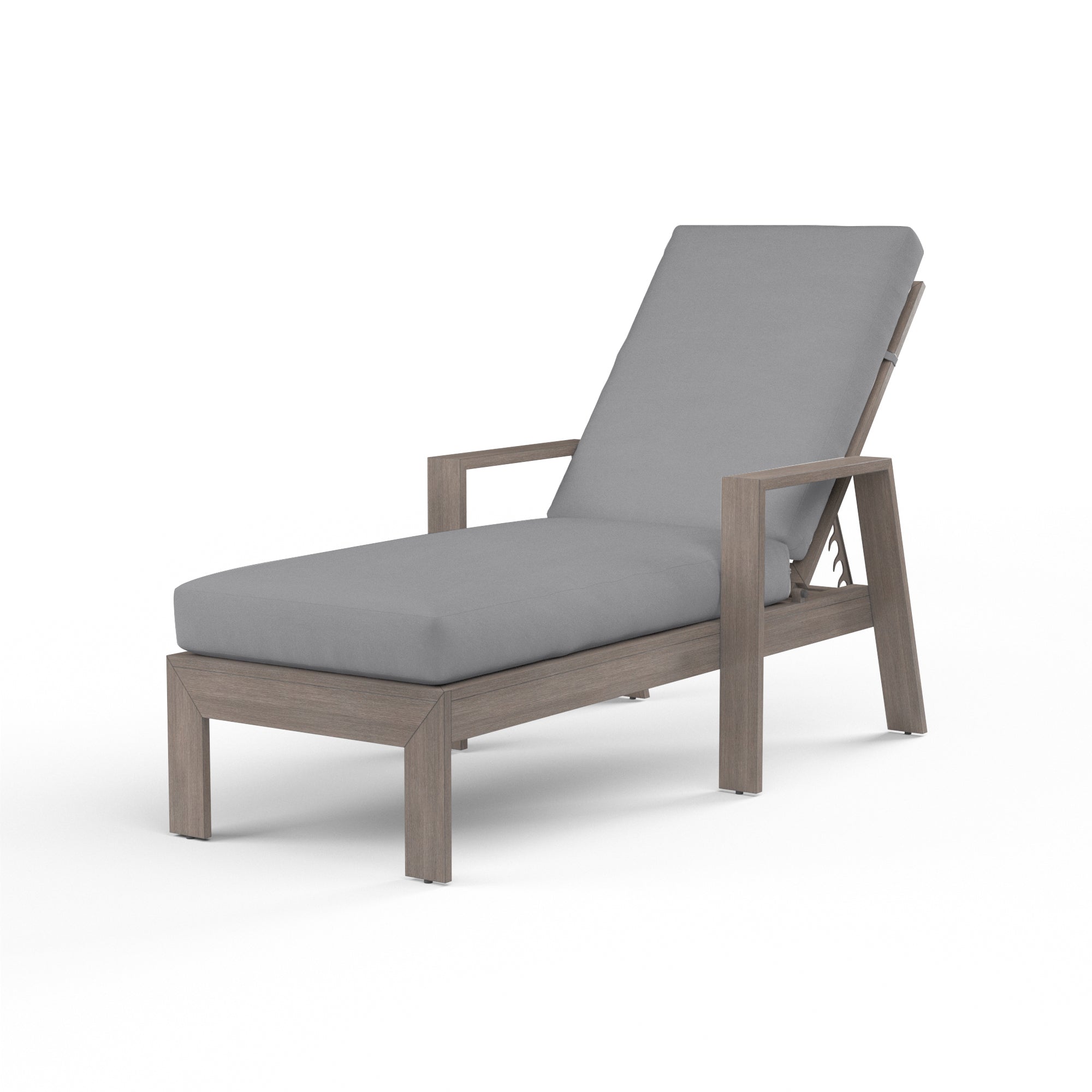 Sunset West Laguna Aluminum Chaise Lounge with Cushion