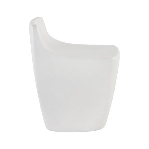 Sunpan Ledger Stool in Ash Grey Wood Look / Black / White