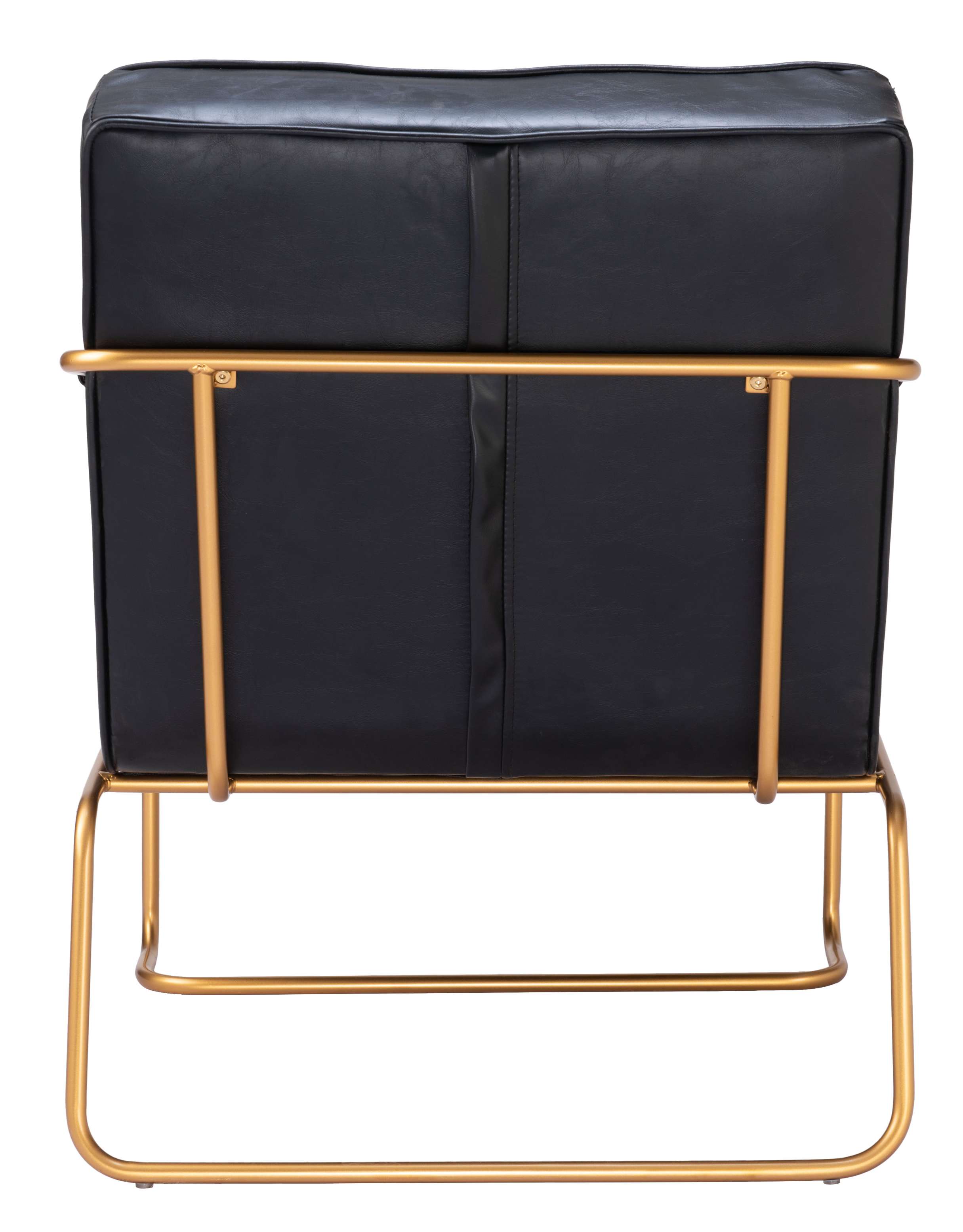 Zuo Modern Dallas Accent Chair Vintage in Black/Brown