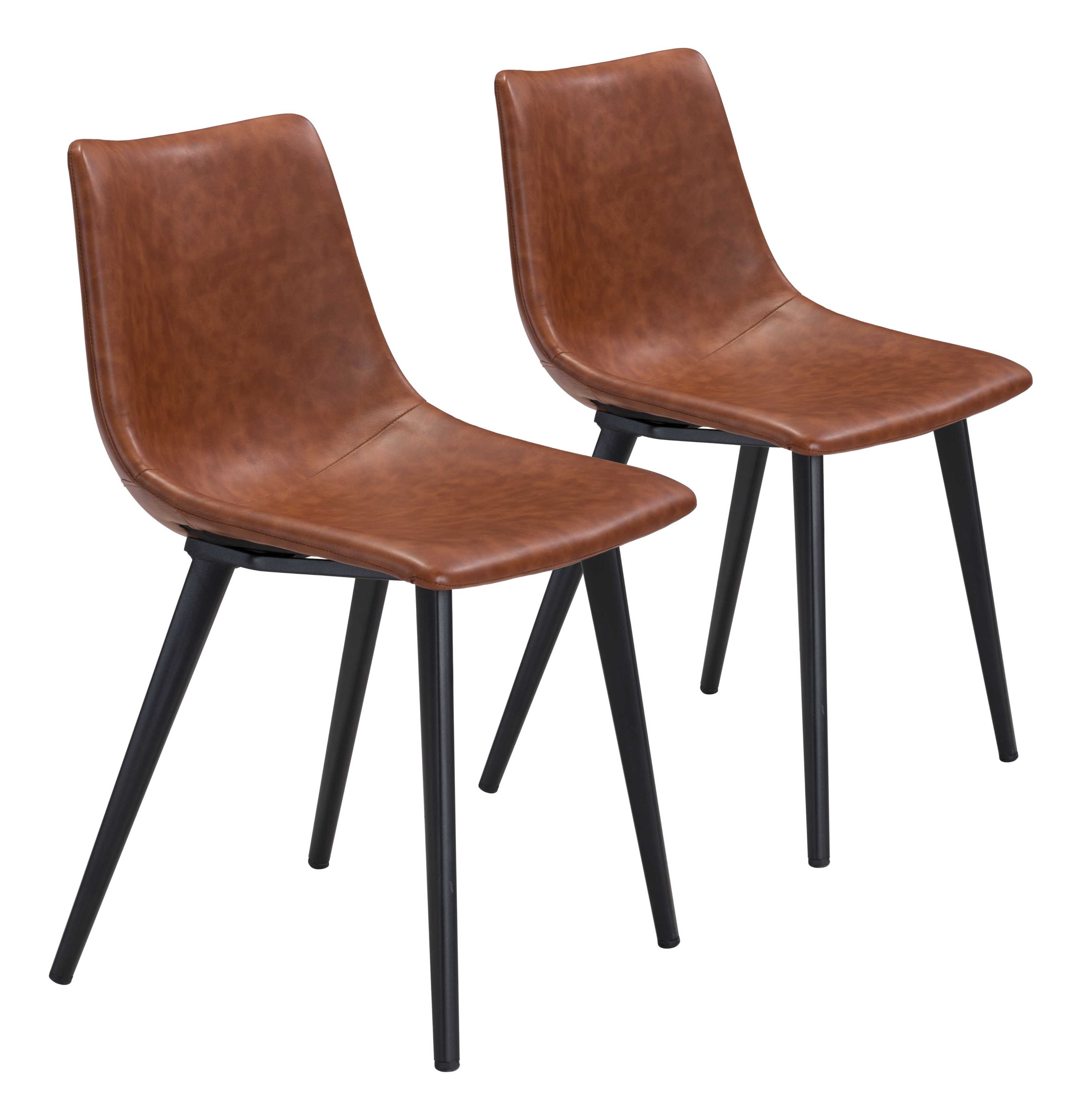 Daniel Dining Chair in Vintage Brown/Vintage Black/Gray
