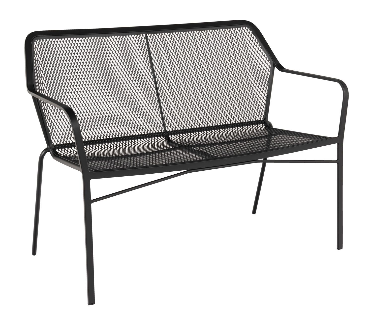 Woodard Et Cetera Delmar Stacking Bench, Aged Teak, Beach Bum Creamsicle (Grade A), Grade A Fabric, Garden Chairs, Benches, Et Cetera, Iron, Benches, Curved, Outdoor